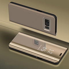 Mirror Flip Case For Samsung Galaxy Note 8 S8 Plus S6 S7 Edge Slim Clear View Smart Cover For iphone 6 6s 7 8 Plus X Phone Cases