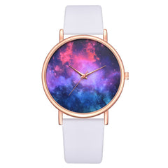 Unique Women's Watches Cosmic Vortex Dial Fashion Ladies Quartz Wristwatch Leather Strap Featured Clock Top Lvpai Bayan Saat@50
