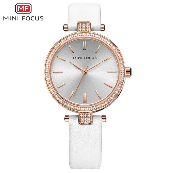 MINIFOCUS Quartz Women's Watches Brand Luxury Fashion Ladies Watch Women Waterproof Rose Gold Lady Watch For Woman Wristwatches