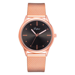 Women Watch Gold Mesh Fashion Bracelet Dress Watches Quartz Wristwatch Ladies Casual Dress Gift Clock Relogio Feminio@50