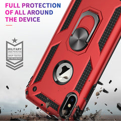 Armor Shockproof Phone Case For iphone X 8 7 6 6s Plus XS MAX XR Car Magnetic Cases Finger Ring Holder Case Cover