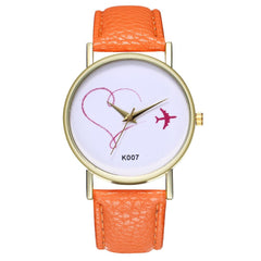 Women Watches Exquistite Simple Luxury Fashion Cute Airplane Pattern Female Watch Reloj De Mujer Kol Saati@50