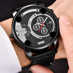 Mens Watches Waterproof Sport Chronograph Quartz Military Wrist Watch Man Reloj Hombre 2019 horloges mannen relogio masculino