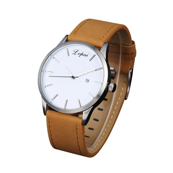 Men's Wristwatch Popular Low-key Minimalist Connotation Leather Quartz Watch Man watches mens 2019 men wristwatch clock