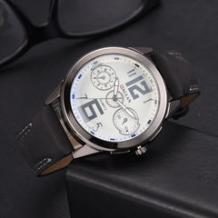 Men Wristwatch Fashion Quartz High Quality Leather Blu Ray Glass Clock Watch Man Watches Mens 2019 relogios masculinos
