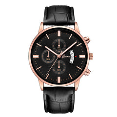 Geneva Women Mens Wristwatch Stainless Steel Leather Analog Alloy Quartz watches man wrist watches day date men watch