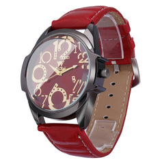 Man Wristwatch Fashion Luxury Business Large Dial Leather Belt Quartz Watch big dial watches for men zegarek meski orologio uomo