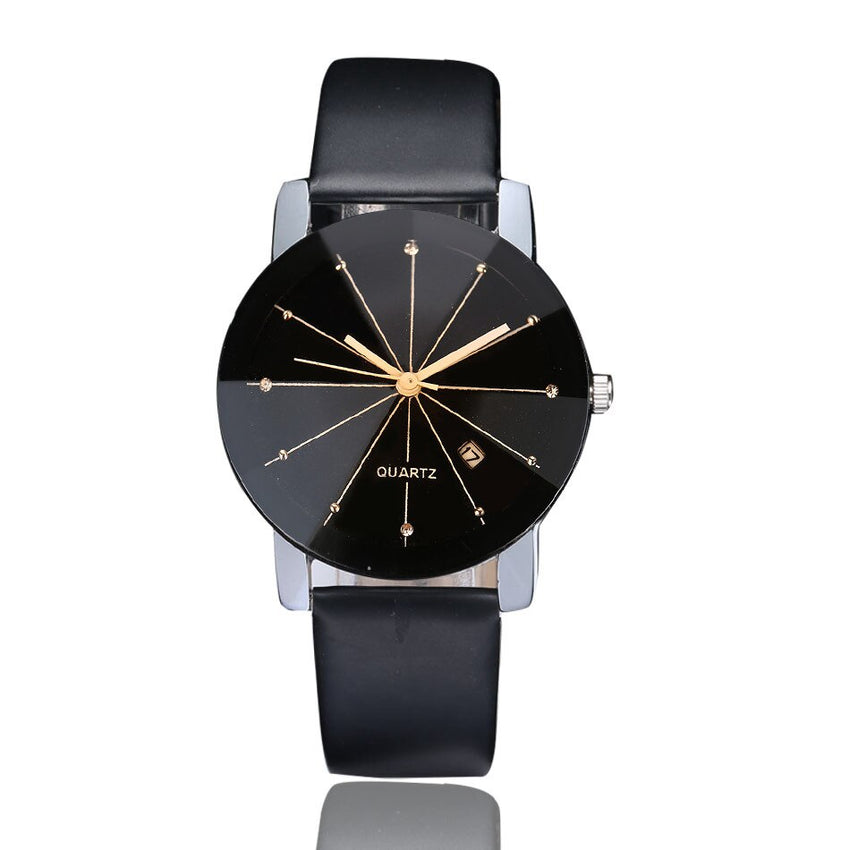 Men Wrist Watch Luxury Stainless Steel Quartz Date Sport Leather Band Dial Watch Man Reloj Hombre 2019 Men Wristwatch Clock