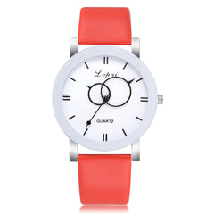 Top Brand Women Watches Casual Dial Ladies Business Quartz Wristwatch Temperament  Leather Strap Clock Dress Reloj Mujer @50