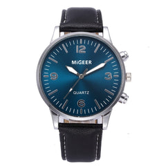 Men Watch Business Leather Strap Sports Simulated Quartz watch man new arrival in men wrist watches wristwatch mens