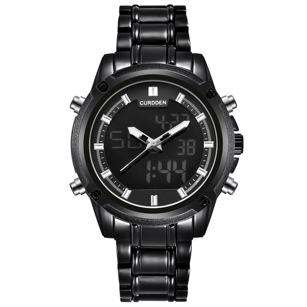 Men Watch Casual LED Digital Strap Stainless Steel Gift Watch Mens Reloj Hombre 2019 Men Wristwatch Clock relogio masculino