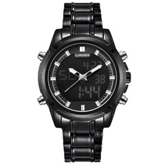 Men Watch Casual LED Digital Strap Stainless Steel Gift Watch Mens Reloj Hombre 2019 Men Wristwatch Clock relogio masculino