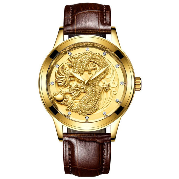 LongFeng Men Watches Table Luminous Gold Color Quartz Ultra-thin Steel Belt man watch 2019 erkek kol saati zegarek meski