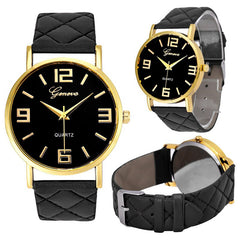 Women's Watches Fashion Geneva Brand Roman Numeral Simple Zegarki Damskie Montre Femme Acier Inoxydable@50