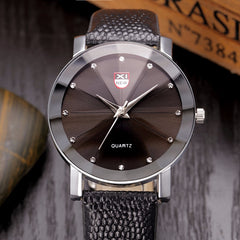 Men Watch Luxury Stainless Steel Quartz Military Sport Leather Band Dial Wristwatch Mens Reloj Hombre 2019 zegarek meski