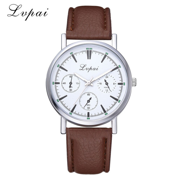 Lvpai Man Watch Casual Quartz Leather Band Analog Wrist Watch Mens Reloj Hombre 2019 clock men relogio masculino