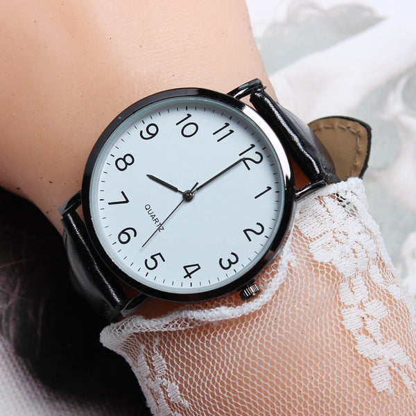 Men Women Wrist Watch Simple Business Fashion Leather Quartz Wristwatch Mens Relojes Hombre 2019 heren horloge montre homme
