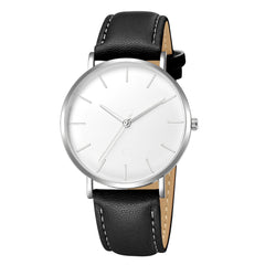 Geneva Men Watch Date Alloy Case Synthetic Leather Analog Quartz Sport Wristwatch Mens relojes hombre 2019 zegarek meski