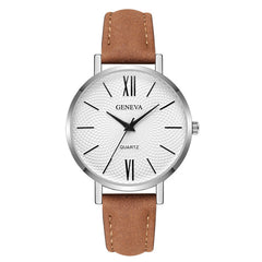 Women's Watches Fashion Geneva Brand Roman Numeral  Reloj De Mujer Worth Buying Horloge Dames Minimalism Clock Orologio Donna@50