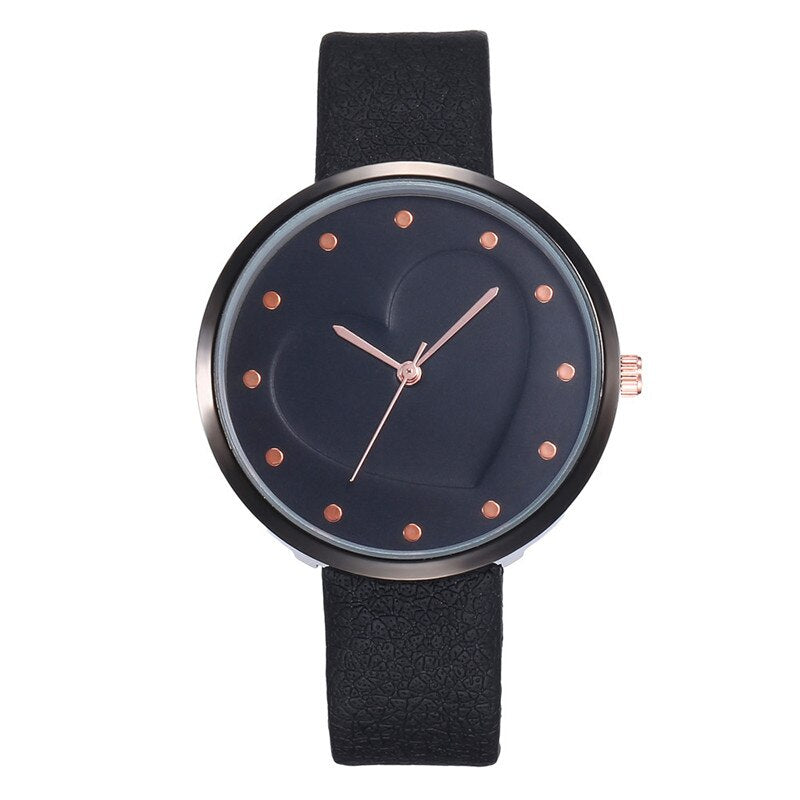 Women's Watches Best Sellers Fashion And Simple Zegarki Damskie Creative Embossed Love Roman Scale Quartz Ladies Watch Clock@50