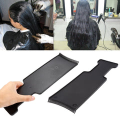 Black plastic salon brushes bleach tint comb perm application dye coloring hairdressing styling tools paint brush tool