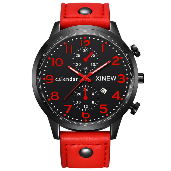 Men Wrist Watches Fashion Sports Date Analog Quartz Leather Stainless Steel Watch Man relojes hombre 2019 montre homme