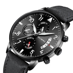Men Watches Military Luxury Sports Analog Leather Quartz Wristwatch Mens Relojes Hombre 2019 relogios masculinos orologio uomo