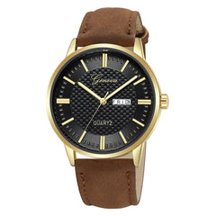 DISU Men Wrist Watch Sport Military Stainless Steel Dial Leather Band watches mens unique watch for men relogios masculino