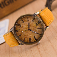 Men Watch Retro Vogue Cowboy Leather Band Analog Quartz Wristwatch Mens Relojes Hombre 2019 erkek kol saati heren horloge