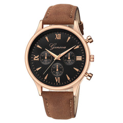 Men Wrist Watch Luxury Fashion Faux Leather Blue Ray Glass Quartz Analog Watch Man Reloj Hombre 2019 men wristwatch clock