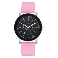 Featured Women Watches Black Scale Disc Business Ladies Quartz Wristwatch Leather Strap Simple Clock Fashion Relojes Mujer@50