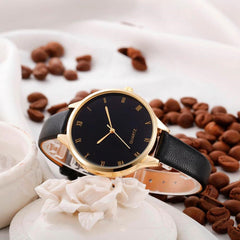 DISU Women Wrist Watch Casual Checkers Faux Leather Ladies Watches women's watch analog quartz vogue Relogio Feminino