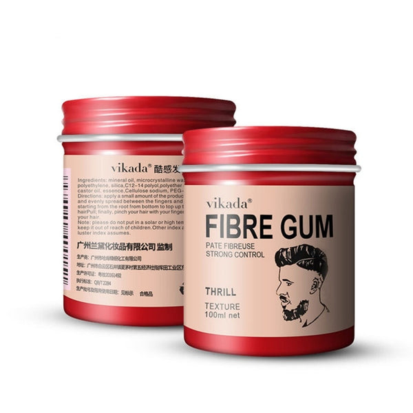 Men Retro Hair Oil Wax Hair Styling Gel Strong Hold Matte Finished Hair Spray Shine-Free Matte For Dry Hair Lasting Shaping