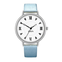 Fashion Women Watches Casual Disc Unisex Ladies Quartz Wristwatch High Quality Couple Clock Business Leather Strap Kol Saati@50