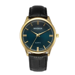 DISU Men Watch Classic Leather Strap Quartz Casual watch man watches mens 2019 relogios masculino