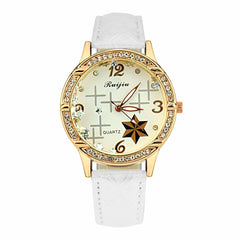 Disc Cute Style Symbol Star Pattern Roman Numerals Ladies Watch Nice Orologio Donna Women's Watches Reloj De Mujer Clock @50