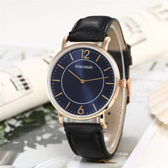 Featured Women Watches Blue Dial  Wrist Watch Sport Ladies Watch Clock Fashion Leather Strap Casual  Style Relogio Feminino@50