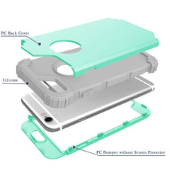 Shockproof Phone Case For iPhone 11Pro Max XR X XS Max 6 7 8 Plus 3 Layers Hybrid Full Body Protect Anti-Knock Armor Phone Shell