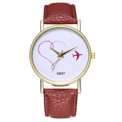 Women Watches Exquistite Simple Luxury Fashion Cute Airplane Pattern Female Watch Reloj De Mujer Kol Saati@50