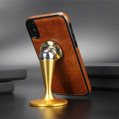 Stitching Slim PU Case For iphone XR X XS MAX Leather Ultra Thin Phone Cases for 6 6s 7 8 plus Anti-fall Cover Coque Capa