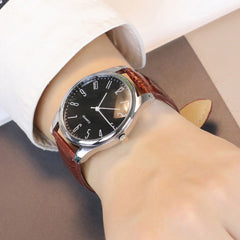 Man Wrist Watch Simple Business Fashion Leather Quartz Wristwatch Mens Relojes Hombre 2019 saat erkekler heren horloge