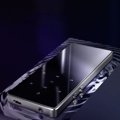 2.4 inch screen new metal mp3 player bluetooth 4.2 Lossless Music Mini Portable HIFI Record fm Radio E-book video Audio Player