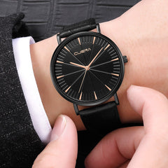 Men's Watch Leather Military Casual Analog Quartz Business watch man new arrival in men wrist watches relogios masculino