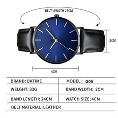 Men's Women Watches Betreasure Ultra Thin Luxury Leather Casual Quartz Wristwatch Mens moda mujer 2019 heren horloge