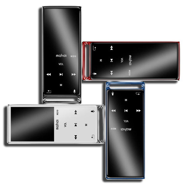 Bluetooth mp3 player 1.8inch touch keys with FM radio/recording Portable Slim Lossless Sound walkman Support TF Card E-Book