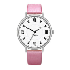 Fashion Women Watches Casual Disc Unisex Ladies Quartz Wristwatch High Quality Couple Clock Business Leather Strap Kol Saati@50