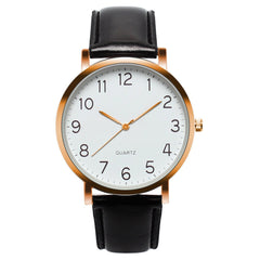 Men Women Wrist Watch Simple Business Fashion Leather Quartz Wristwatch Mens Relojes Hombre 2019 heren horloge montre homme
