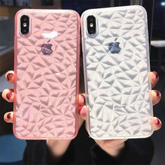 Colorful Frame Transparent Clear Phone Case For Iphone 6 6s plus 7 8plus X XS XR XS Max Soft TPU Full Protective Back Covers
