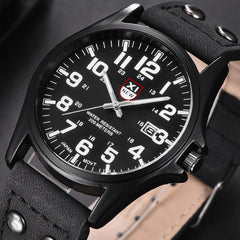 Men’s Wrist Watches Military Steel Military Date Quartz Analog Army Casual Dress Watch Man Montre Homme 2019 saat erkekler