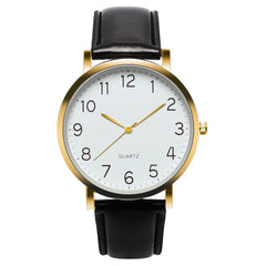 Men Women Wrist Watch Simple Business Fashion Leather Quartz Wristwatch Mens Relojes Hombre 2019 heren horloge montre homme